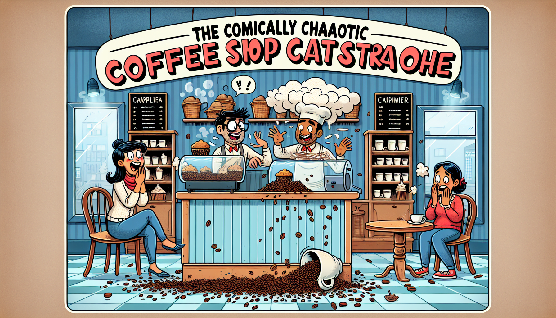 The Comically Chaotic Coffee Shop Catastrophe