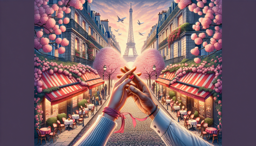 Hearts Entwined in a Parisian Spring