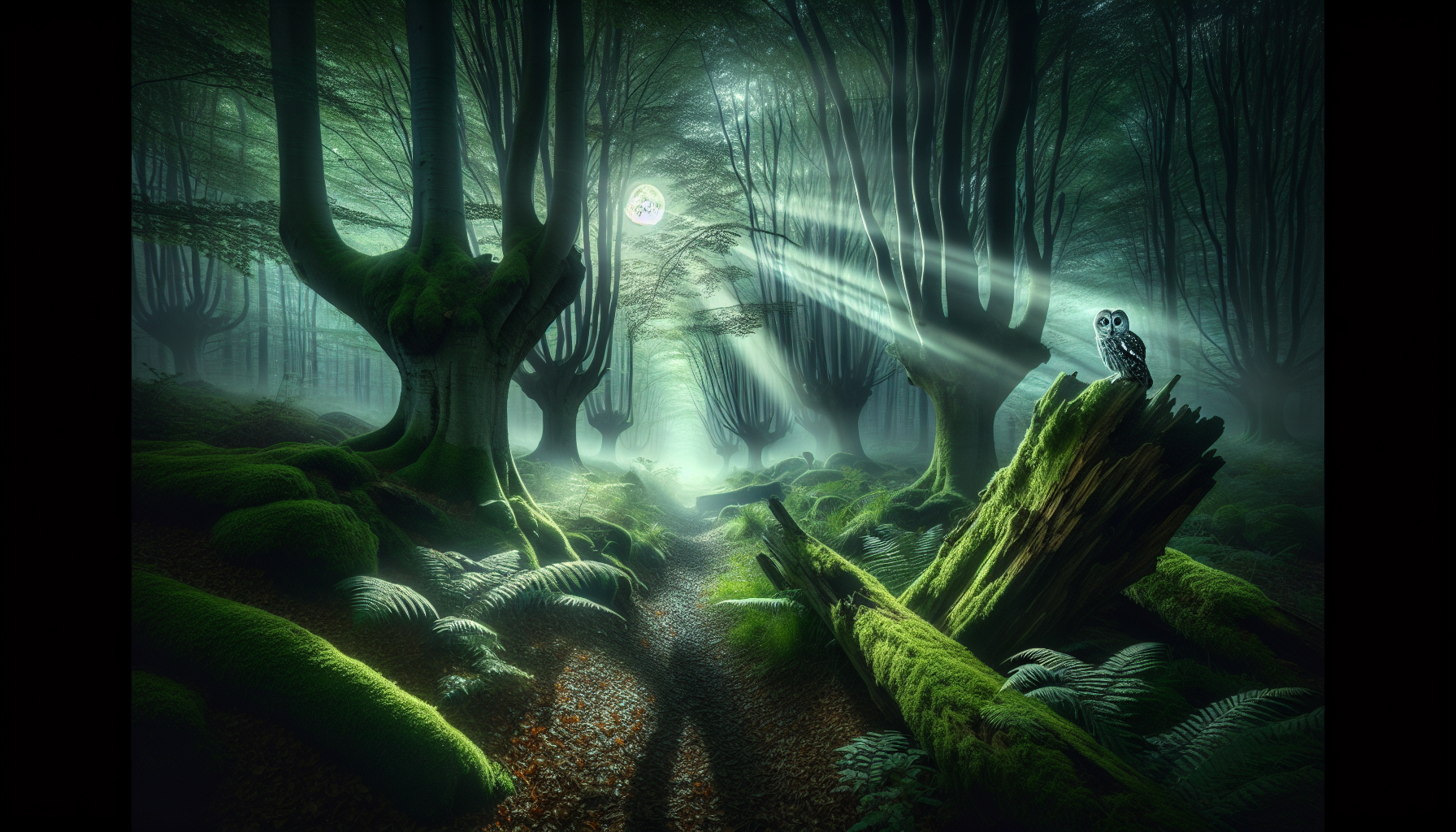 Beneath the Moonlit Canopy