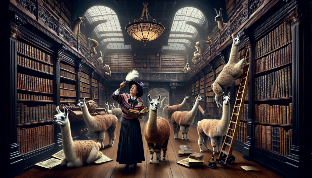 Llamas in the Library