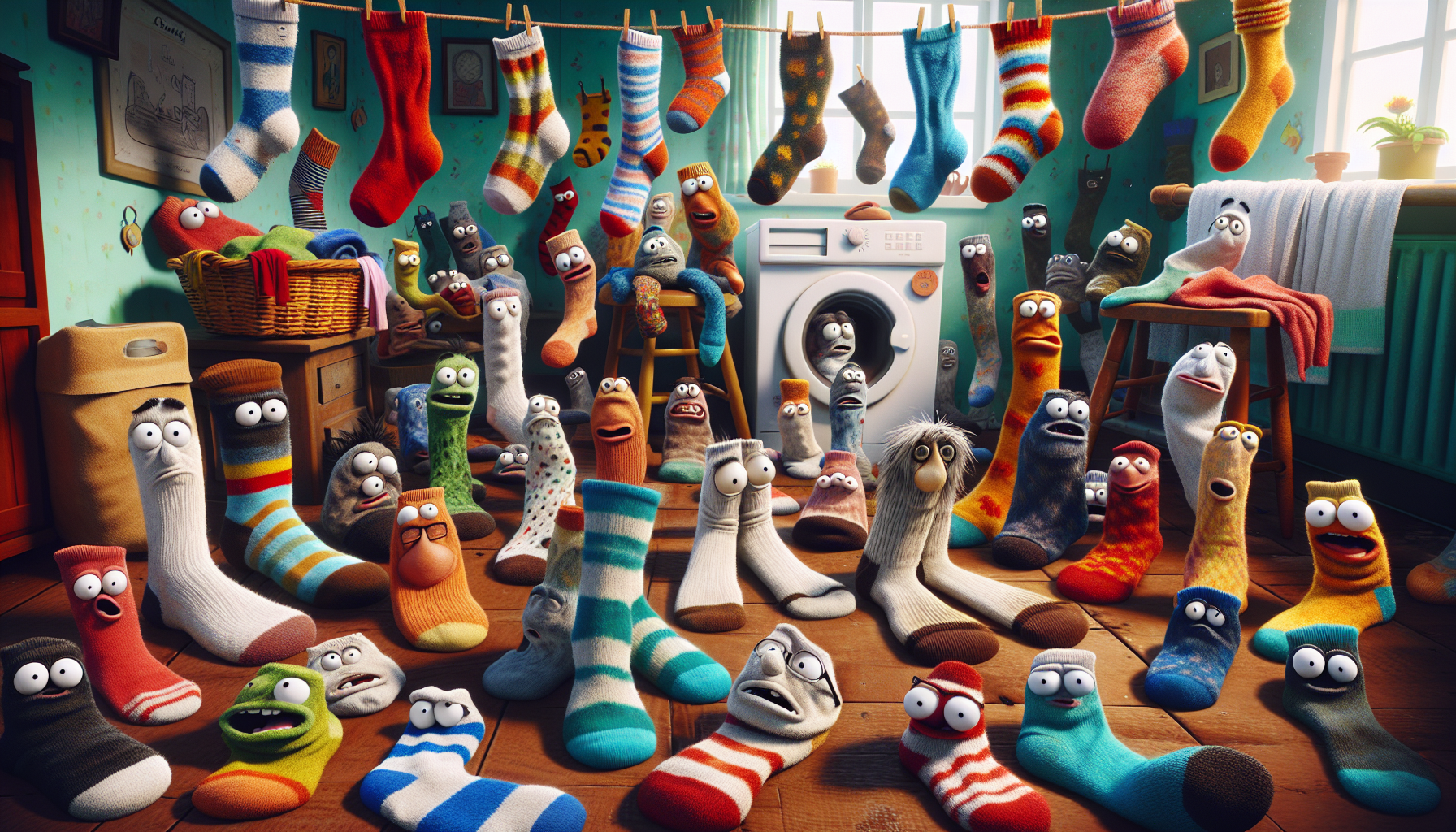 The Misadventures of a Soggy Sock Society