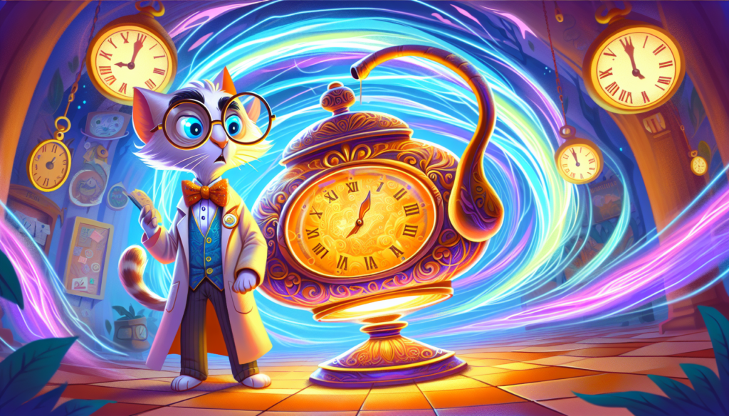 The Mischievous Adventures of Professor Paws and the Time-Traveling Teapot