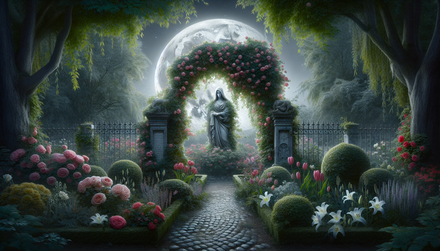 The Secret of the Moonlit Garden